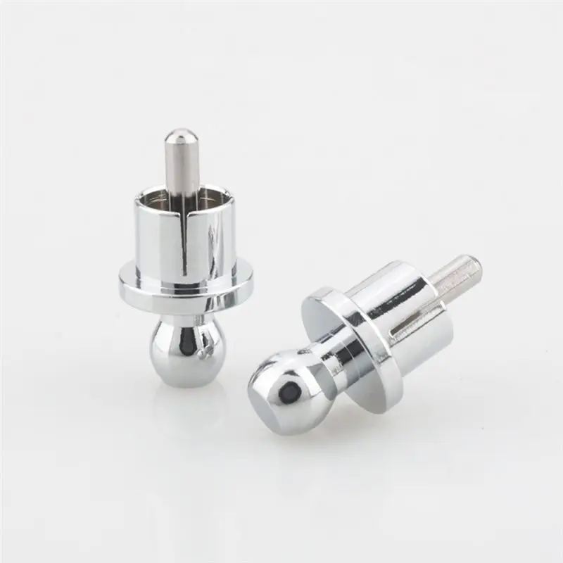 [B24B!】 RCA Dust Caps 8 Pieces For Audio, Speakers, Subwoofers, Amplifiers, Rhodium Plated Shorting Plugs Noise Reduction Stoppe