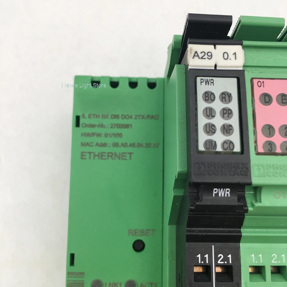 

Для блока питания Phoenix IL ETH BK DI8 DO4 2TX-PAC 2703981 Modbus/TCP(UDP)