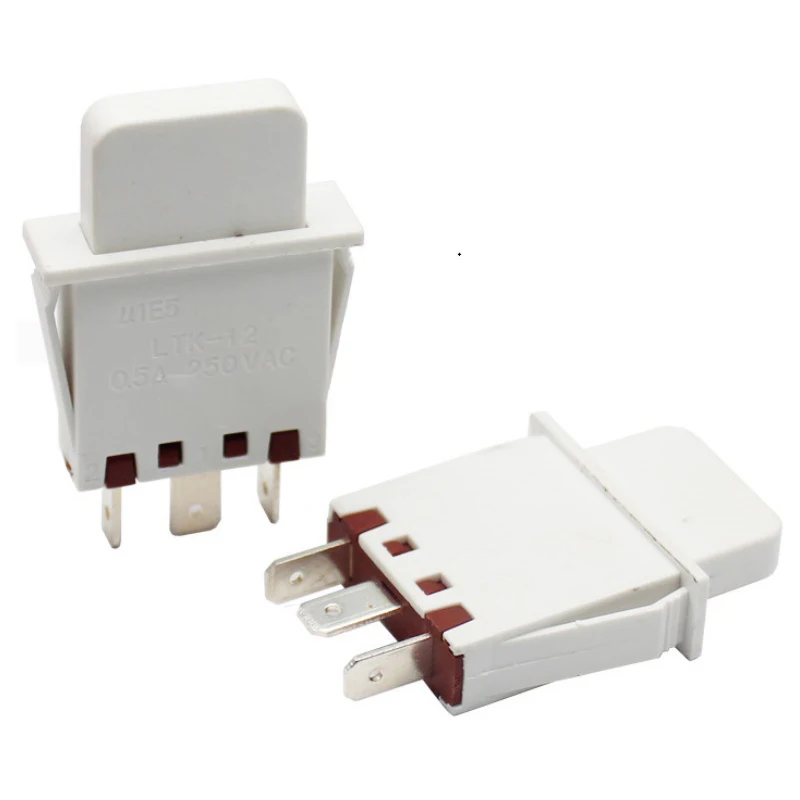 

1 шт., 3-контактный 3*0,94*3,81 см, кнопочный переключатель, нормально открытый, нормально закрытый переключатель, трехконтактный переключатель с защитой от падения на холодильник