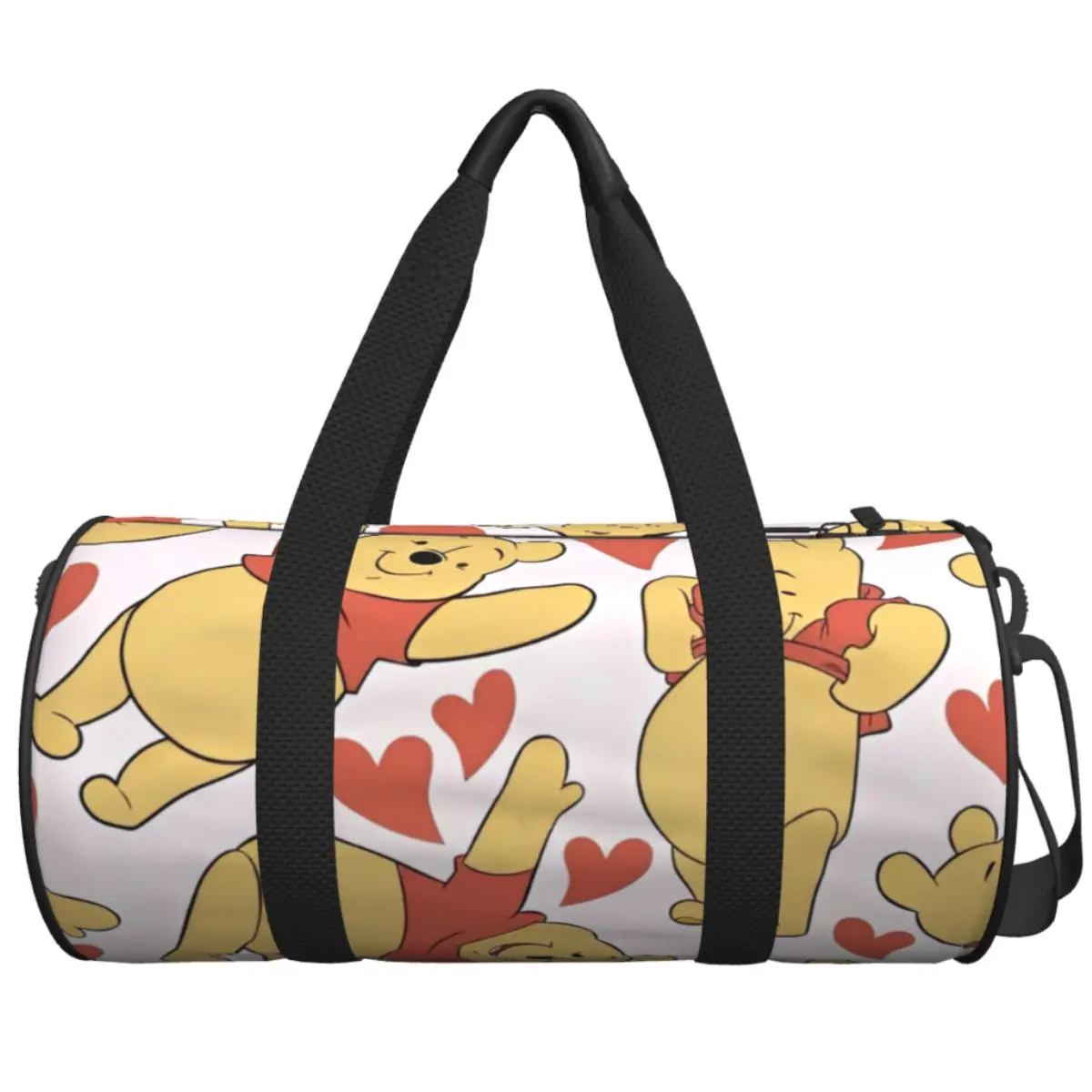 

Men Travel Bag Winnie The Pooh Animation Gym Bag Large Oxford Design Handbag Vintage Luggage Sports Bag