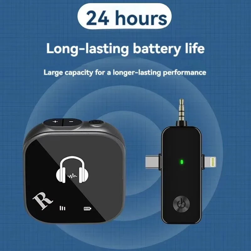 نظام استقبال الارسال سماعة الرأس نظام IEM اللاسلكي 5.8G نظام مراقبة الأذن اللاسلكي مع جهاز استقبال الارسال التلقائي