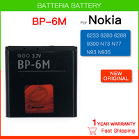 Rechargeable Battery BP-6M phone battery for Nokia N73 N77 N93 N93S 3250 6151 6233 6234 6280 6288 6290 9300I 9300 BP6M Batteria