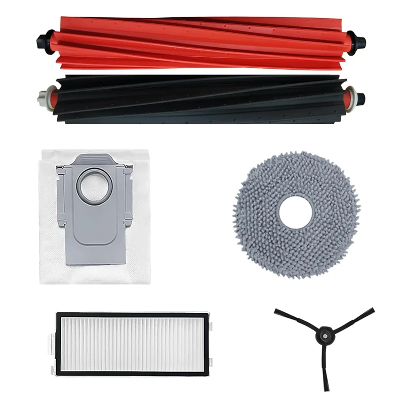 مجموعة الملحقات ل Roborock Qrevo Master/Qrevo سليم جهاز آلي لتنظيف الأتربة فرشاة جانبية رئيسية مرشحات HEPA ممسحة منصات الغبار Bagsa83x