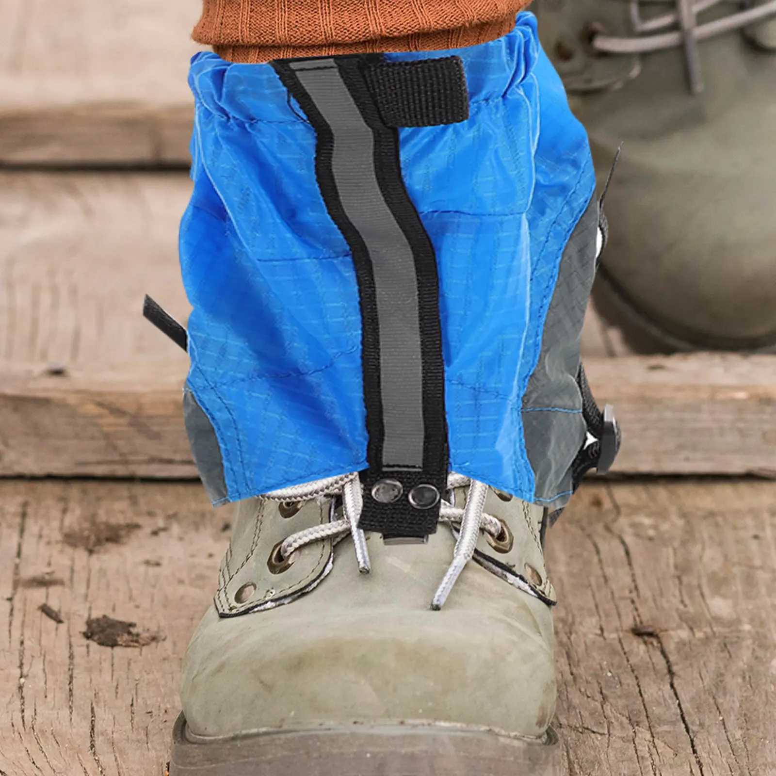 1Pair Reusable Hiking Gaiters Outdoor Sandproof Snow Resistant Leg Protectors Breathable Polyester for Men Women Running Hunting