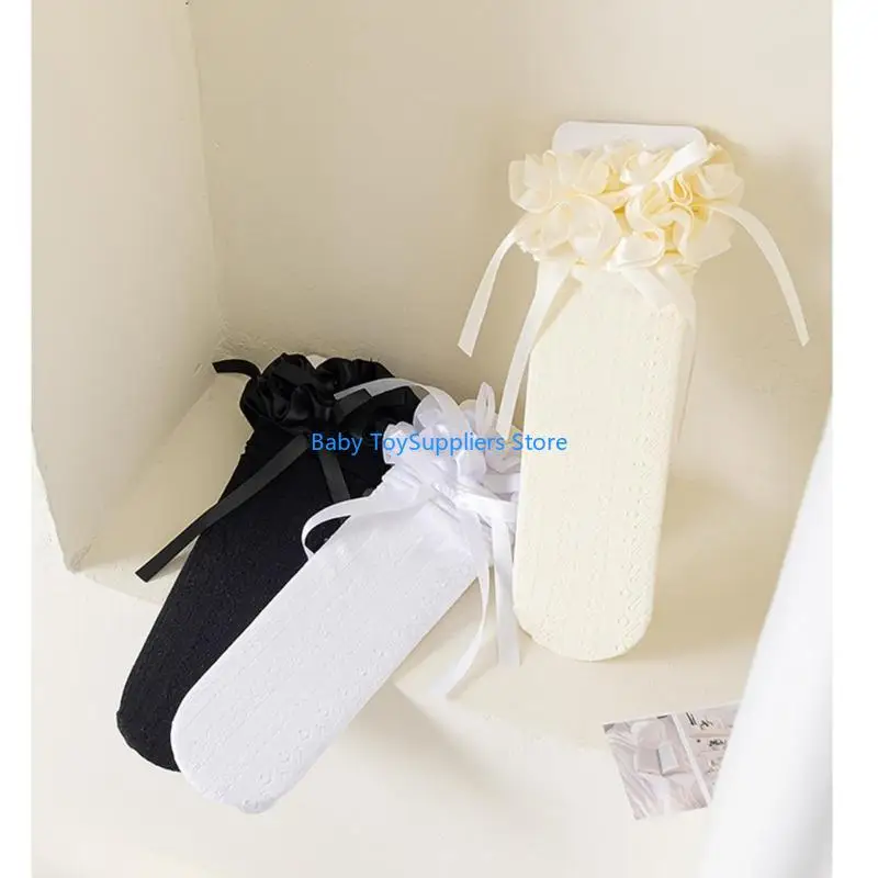 

R1WF дышащие носки ленты ленты Bowknot Socks School School Student Scocks