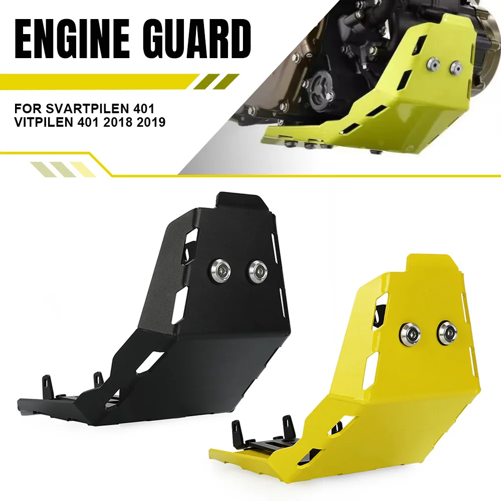 

Motorcycle Skid Plate Engine Protector Guard Chassis Protection Bash Plate For Husqvarna Svartpilen 401 Vitpilen 401 2018 2019