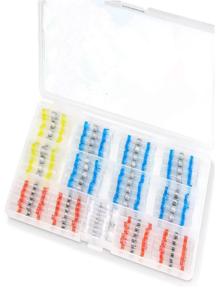50/100 Stück Lötverbinder, Schweißring, Schrumpfklemmen, wasserdichte, isolierte elektrische Kabelverbinder