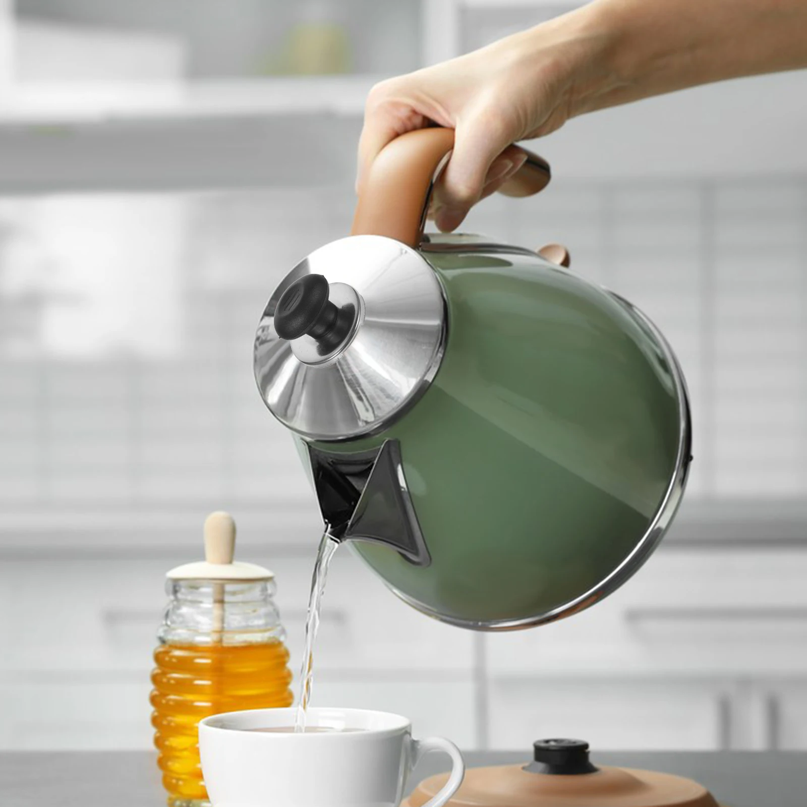 

2Pcs Durable Kettle Lid Knob Whistle Pan Lid Handle For Kitchen Cooking Utensils Replacement Fittings