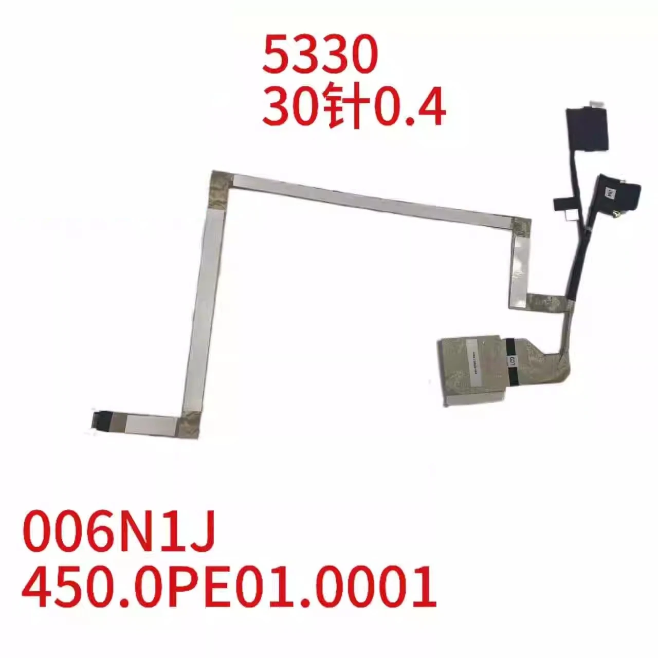 Nuevo Cable flexible de vídeo LCD LED para Dell Latitude 5330 E5330V Cable Lcd 30PIN 0,4 portátil 006N1J 450.0PE01.0001
