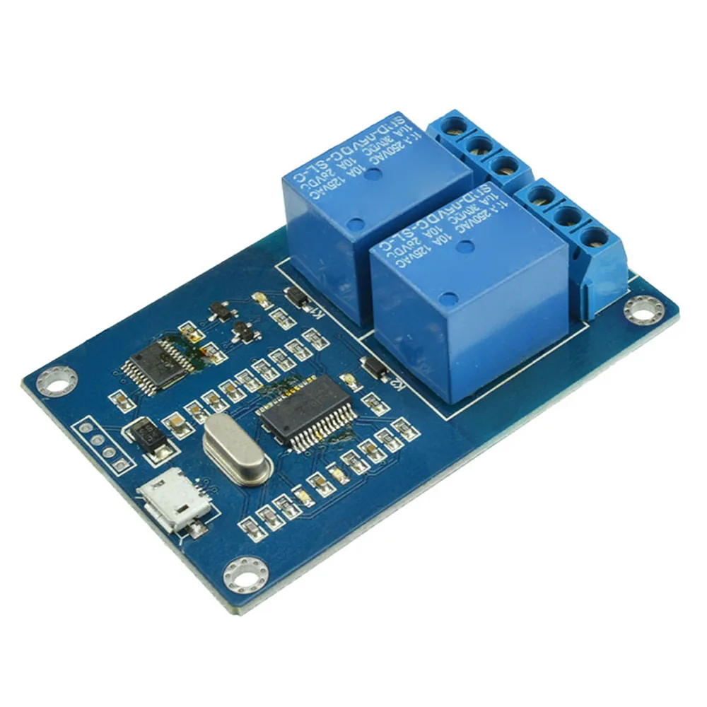 Dc 5V 2ch 4ch 8 Kanaals Relay Module Micro Usb Board Met Indicator Pc Bovenste Computer Icse014a Software Control