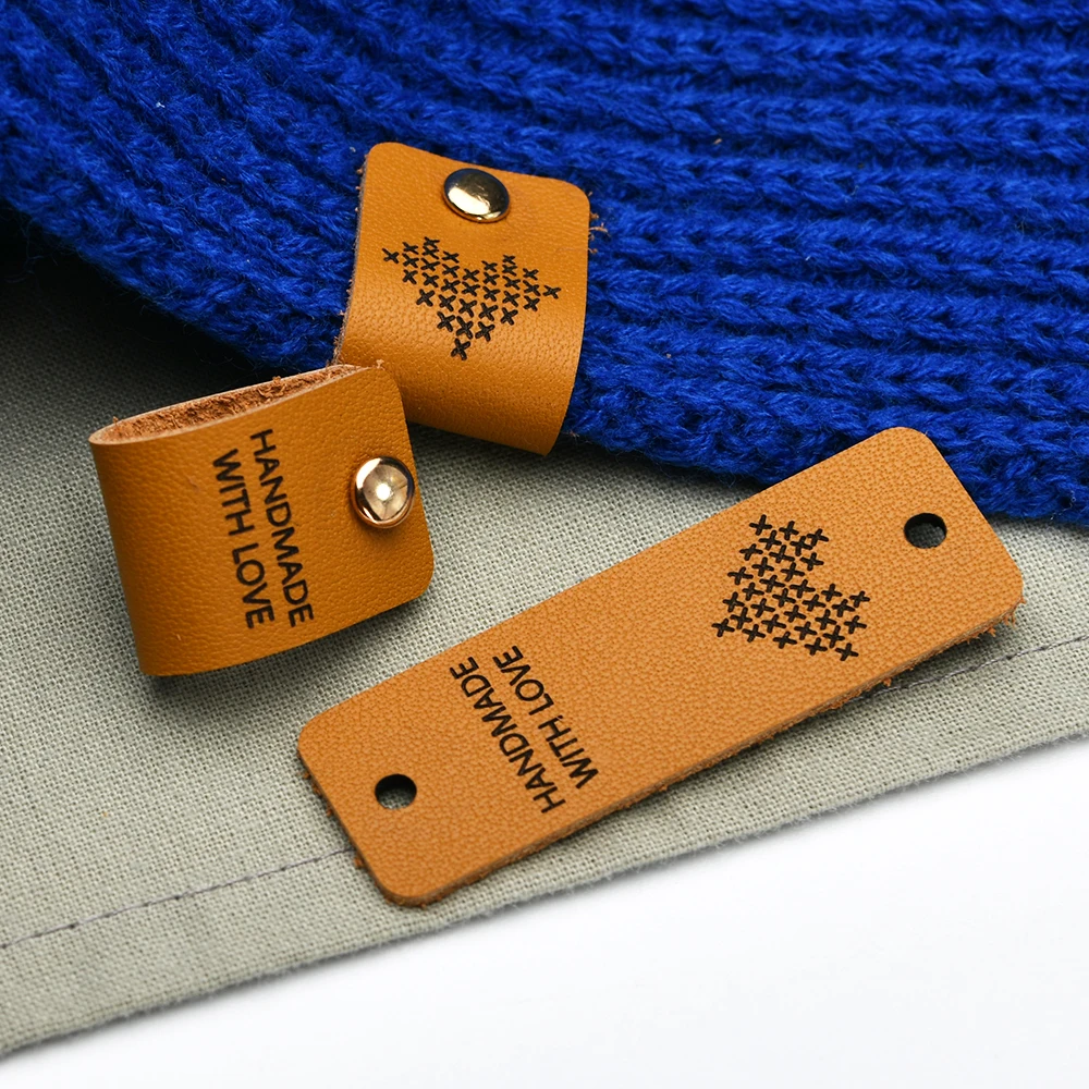 

Custom Laser Engraved Leather Tags 19x58mm for Hats, DIY Crafts - Eco-Friendly 1mm Thick Personalized Gift Supplies