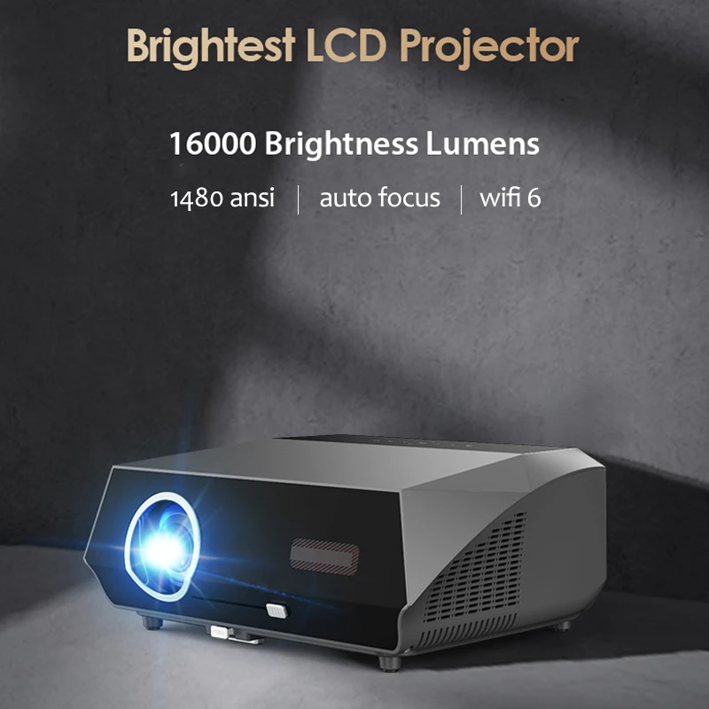 

Proyector for Movie Home Theater 4K Galaxy Projector 3D Native 16000 Lumens Bluetooth Wifi Android Movie Beamer Global Version