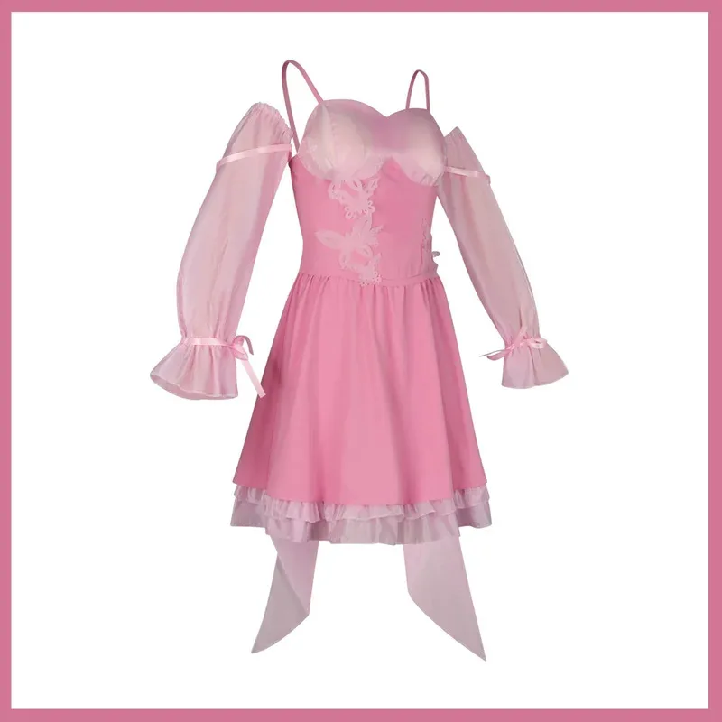 Игра Love and Deepspace Heroine Zayne Xavier Rafayel Косплей Костюм Мисс Охотник Парик Розовое Вечернее Платье Женский Сексуальный Карнавальный Костюм