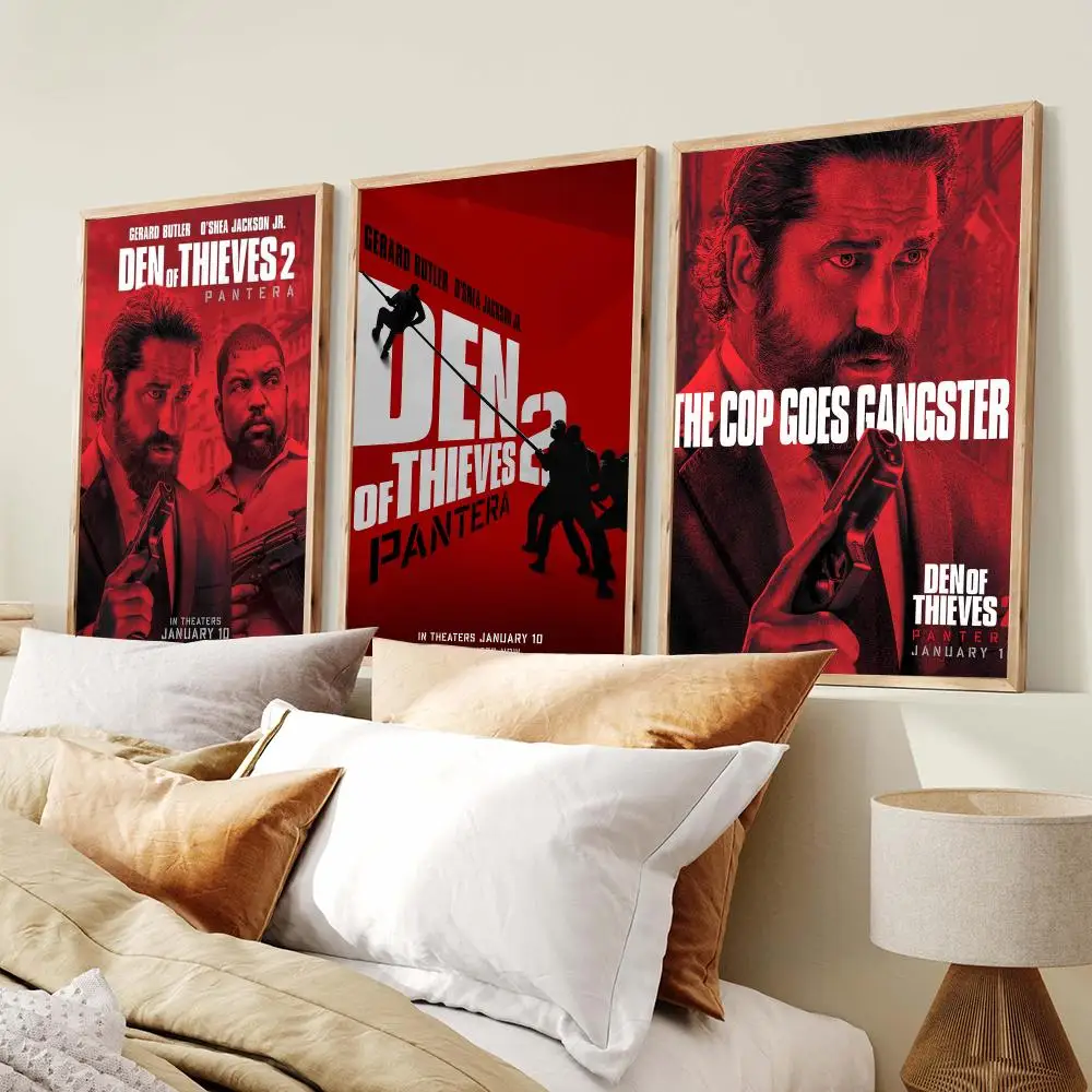 Movie D-Den of Thieves 2 Pantera Poster PP Wall Decor Posters Celebrity Art Prints Aesthetic Wall Art Bedroom Office Home Gift