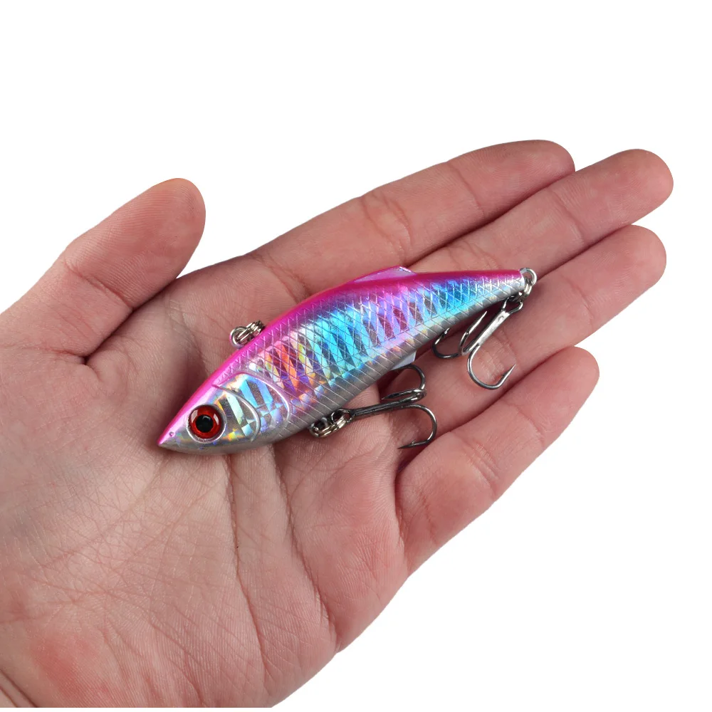 5 قطعة VIB الصيد إغراء الصلب الاصطناعي فيبي Lipless البلاستيك الاهتزاز غرق الهزاز الطعم