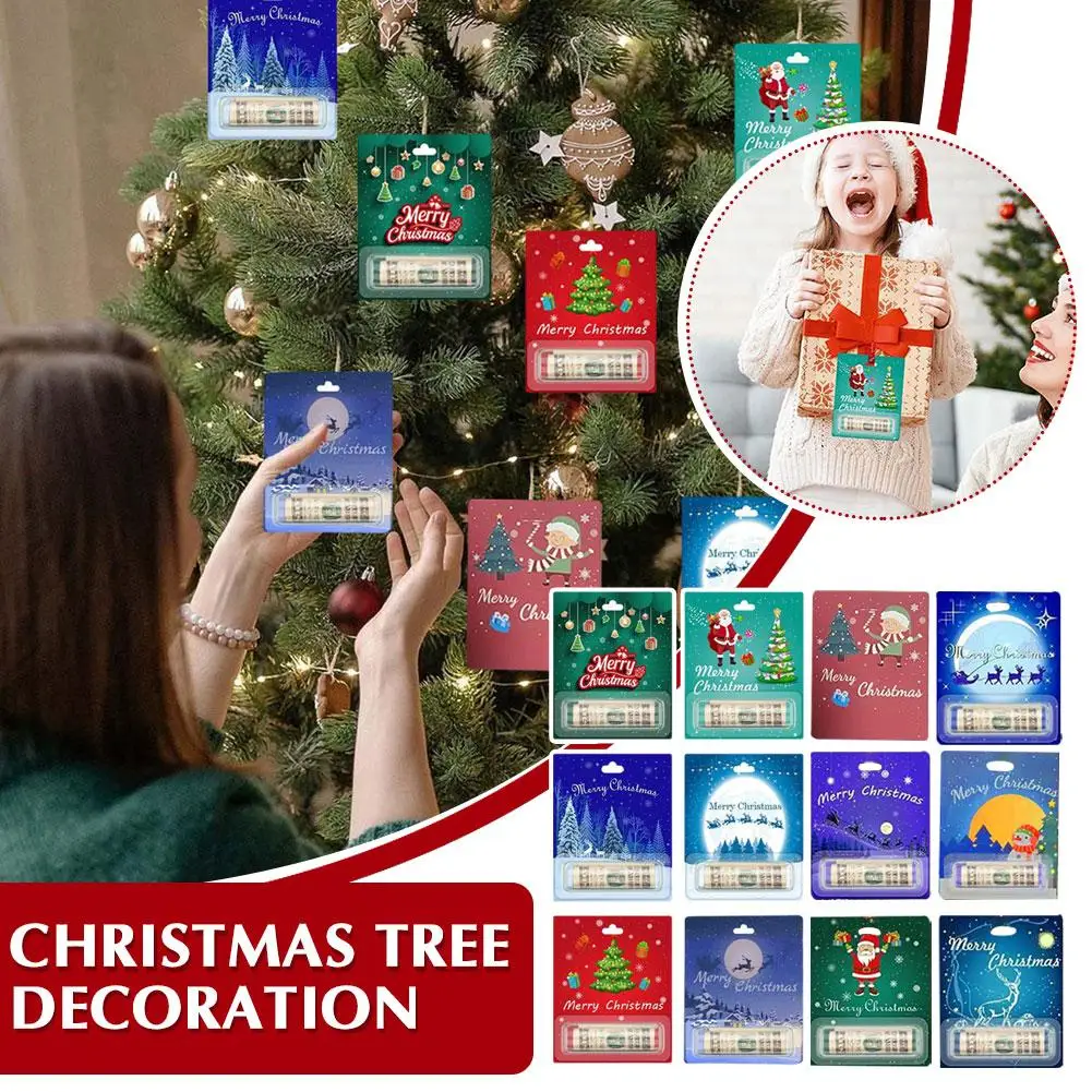 Christmas Money Holder Ornaments For Gifting Cash Unique Designs Of Money Gift Card For Christmas Tree Hanging Pendant P6h4