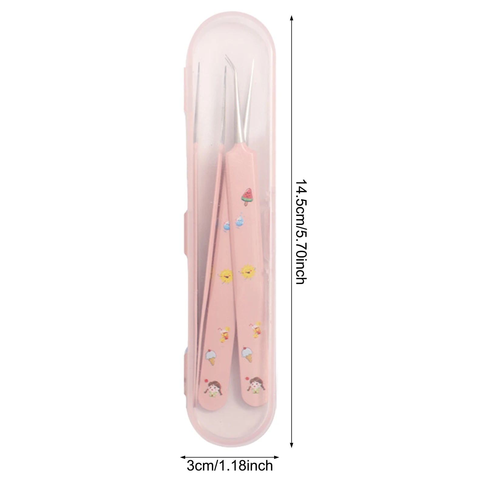 3 Stuks Mee-eter Clip Puistjes Pincet Comedondrukker Rvs Mobiele Clip Schoonheid Product Acne Naald Huid Cleanning Tool