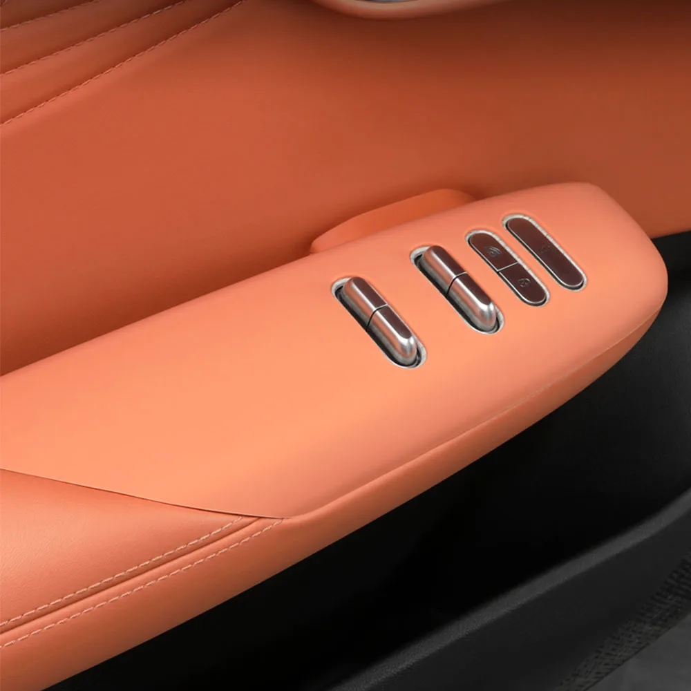 

4 Pcs For Changan Deepal S07 S7 Upward Window Switch Panel Protective Cover Interior Modification Supplies Door Armrest Stickers