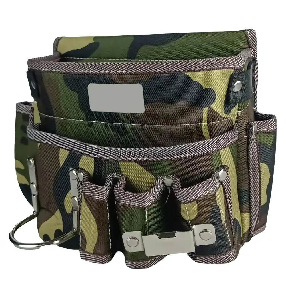 

Tool Bag Oxford Cloth Electrician Waist Pouch Belt Multi-functional Storage Holder Organizer Garden Tool Kits Waist Packs