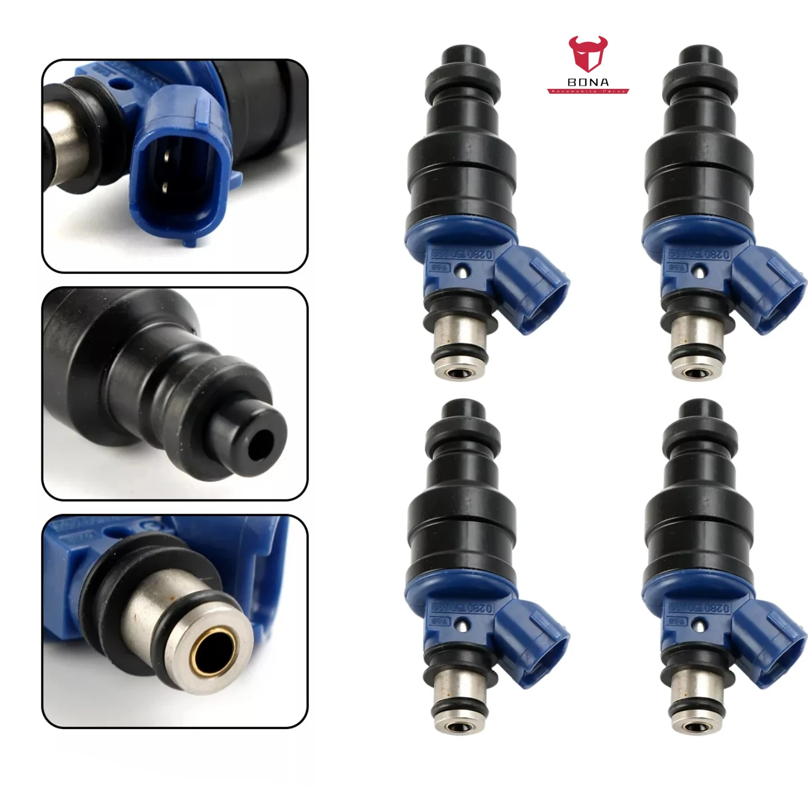 4PCS Fuel Injector 23250-02030 23209-02030 For Toyota Carina E AT190 4AFE AT191 7AFE 1992-1997 Car Engine Parts Fuel Injector