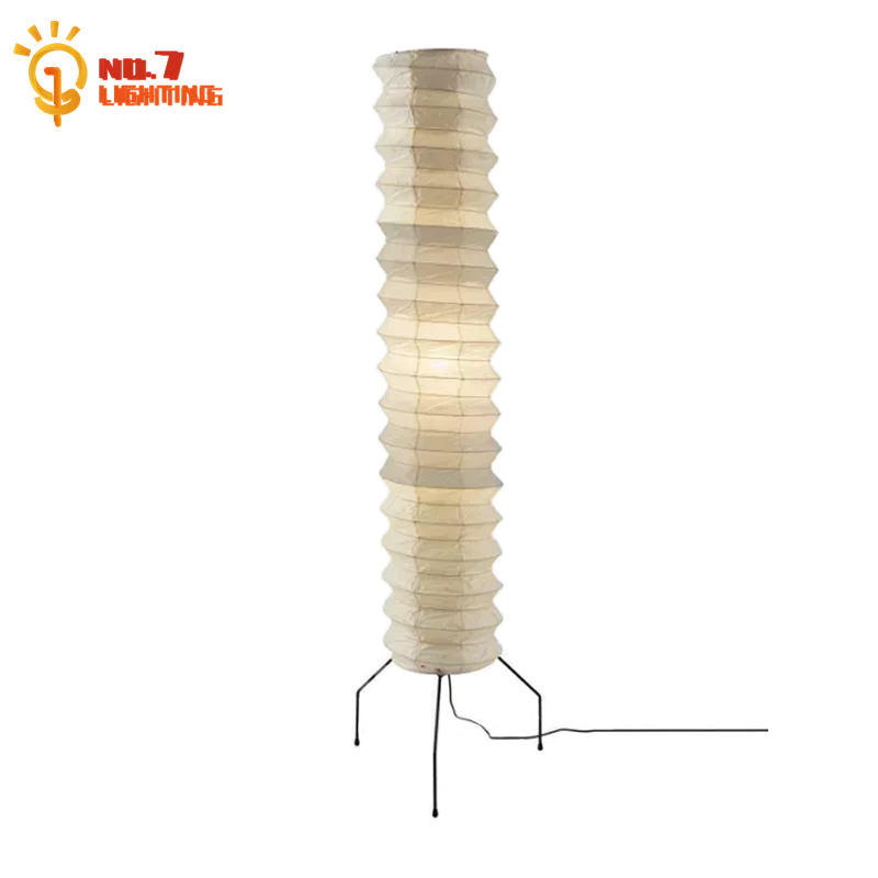 Modern Akari Noguchi Yong Floor Lamp Wabi-sabi Rice Paper Corner Standing Lights for Livng Room Sofas Home Decor Bedroom Study