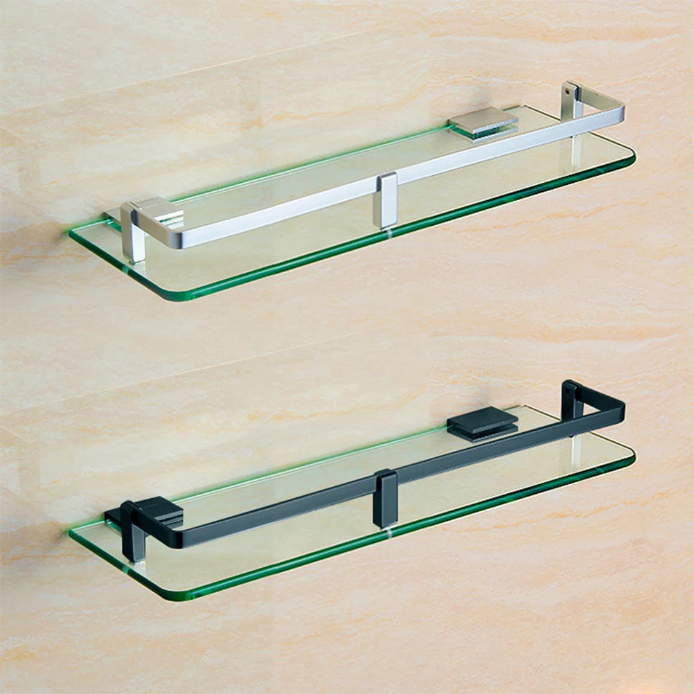 

8 Pcs Glass Clip Bracket Bathroom Brackets U-clamp for Fixing Panel Space Aluminum Mirror Clips