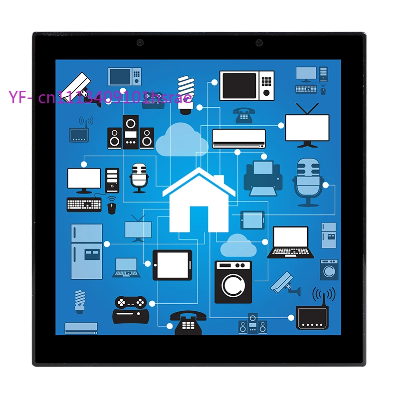 4 Inch RK3566 Quad-Core Touch Screen Panel, 480x480 LCD Display, Linux Debian Android HMI for Home Automation