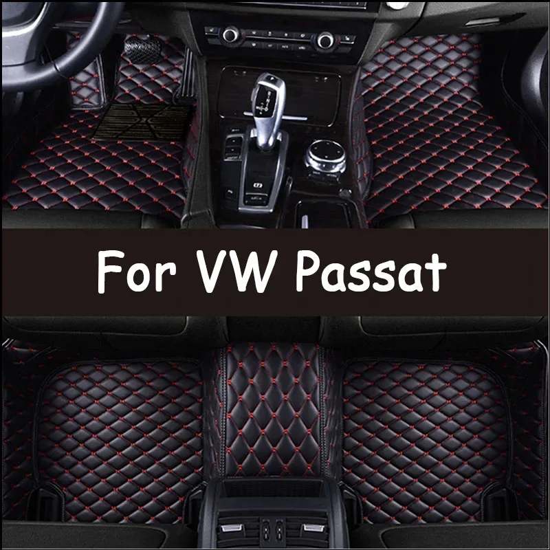 Car Floor Mats For VW VW Passat 2011 2012 2013 2014 2015 2016 2017 Custom Foot Pads Carpet Cover Interior Accessories