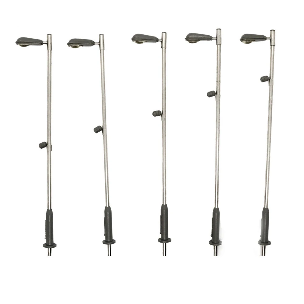 10개 모델 철도 10cm 램프 따뜻한 흰색 가로등 LED 램프 단일 헤드 따뜻한 흰색/흰색 램프 가로등