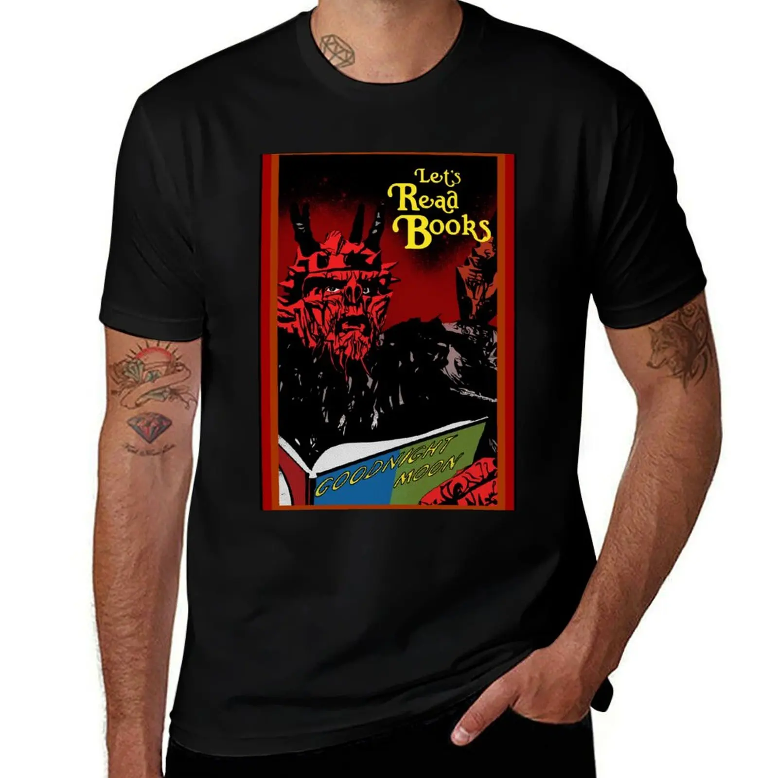 

Let’s Read Books T-Shirt t shirts for man cotton funny man t shirt summer