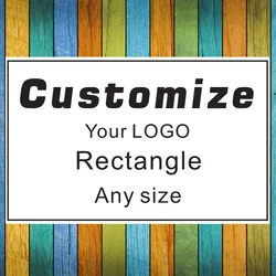 Custom Text Rectangle Sticker Custom Waterproof Label Transparent Sticker Packaging Box Logo
