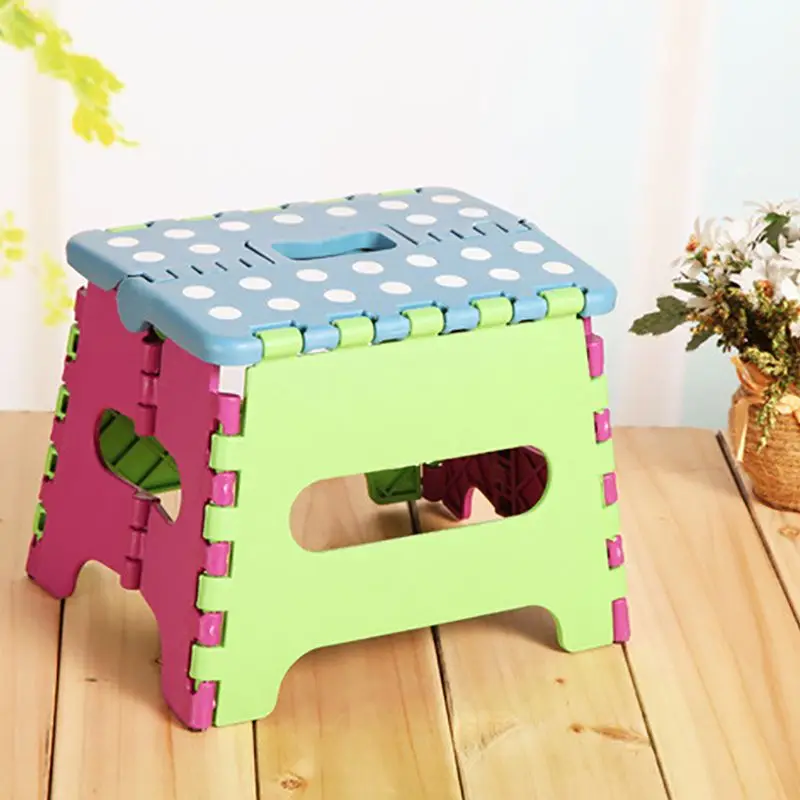 Folding Step Stool Portable Lightweight Chairs Foldable Stool for Picnic BBQ Beach Bathroom Kitchen Garden Camping Outdoor