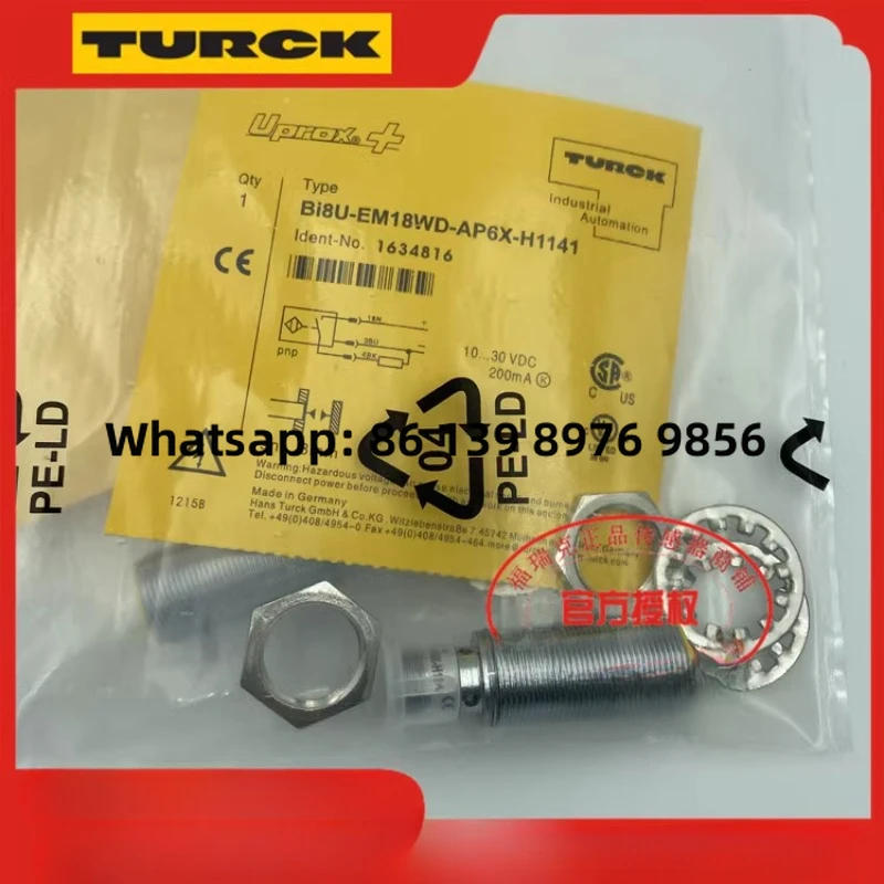 

TURCK Bi8U-EM18WD-AP6X-H1141 1634816 Proximity switch inductive DC 3-wire PNP