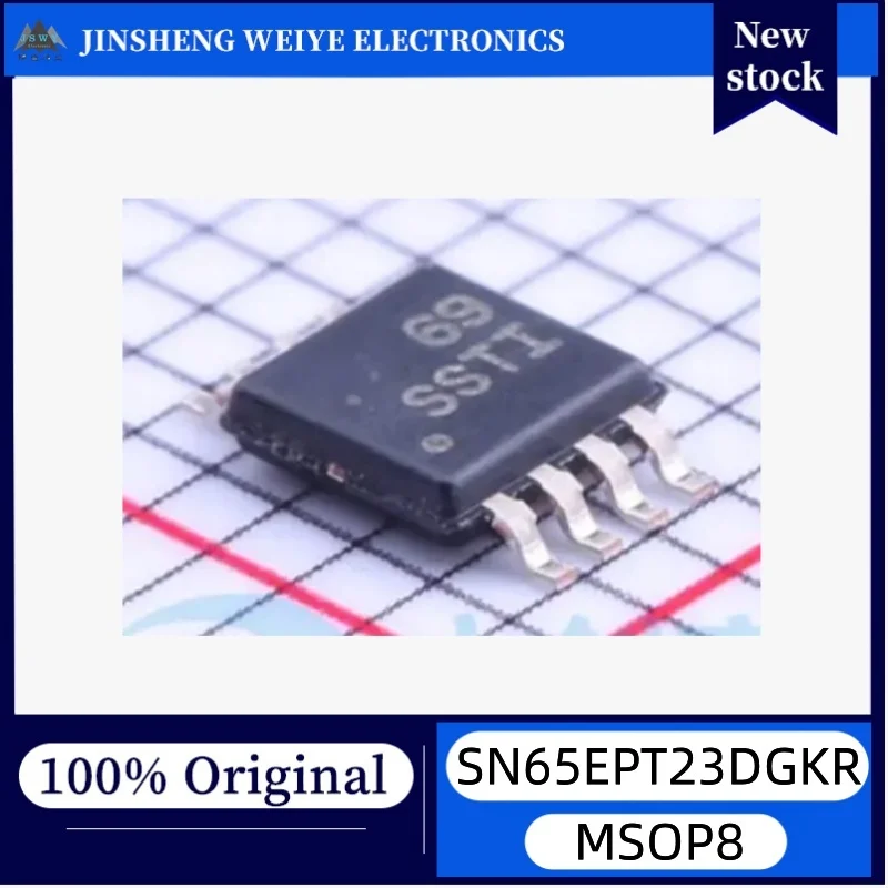1/5 piece SN65EPT23DGKR SSTI VSSOP-8 2-bit unidirectional level translator chip new original stock
