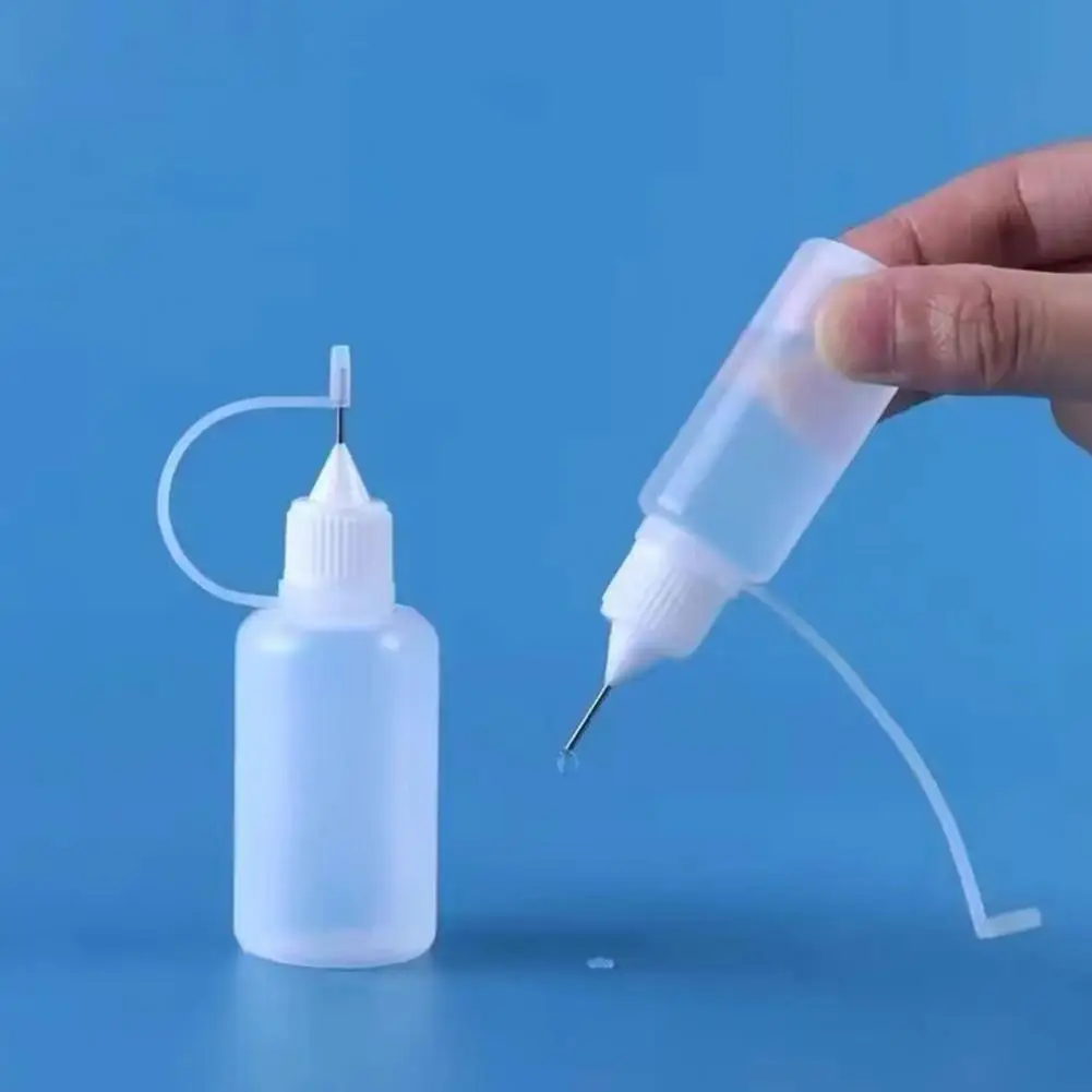 

10Pcs 5/10/20/30/50/100ML Applicator Bottle Precision Tip Liquid Dropper Filling Glue Shaker Bottles Needle Tip DIY Glue Bottle