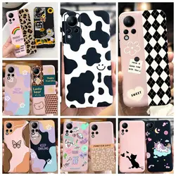 Phone Case For Infinix Note 11 Case X663 Bumper Soft Silicone Back Cover for Infinix Note 12 G88 X663C Funda Cartoon Case Note12