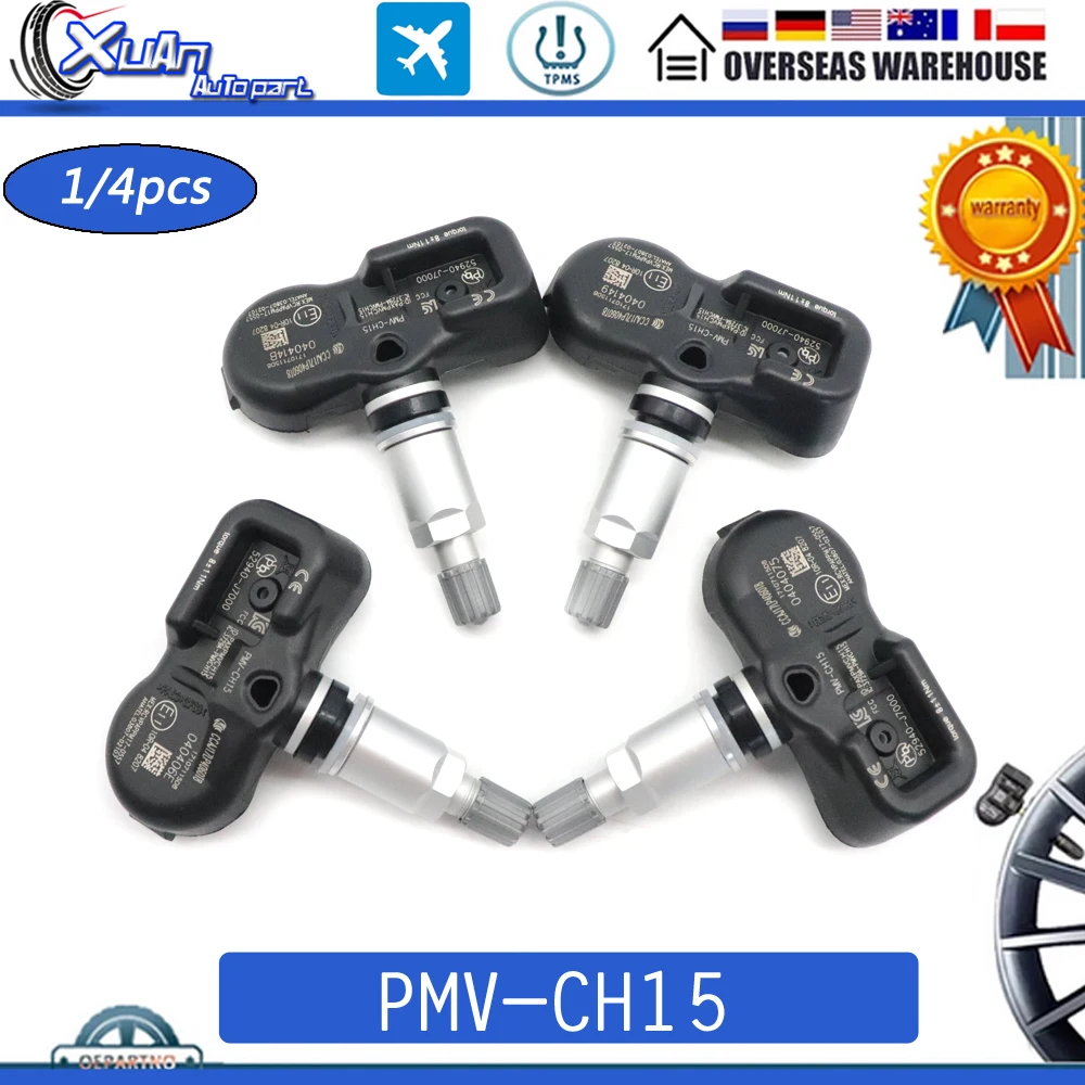 PMV-CH15 TPMS Tire Pressure Sensor Monitoring System 52940-J7000 For Kia Forte K3 Ceed Proceed Xceed 2018-2025 433MHz