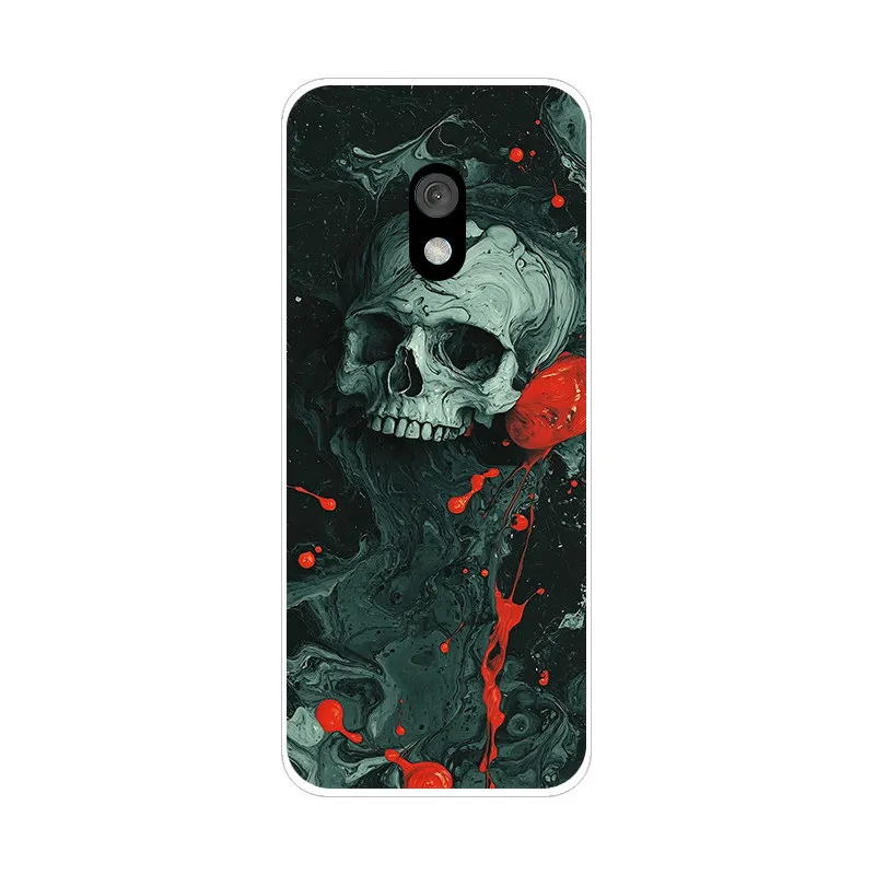 Para Nokia 235 4G 2024 funda de silicona TPU transparente con flores a la moda para Nokia 220 4G 2024 parachoques Nokia 215 4G (2024) carcasa