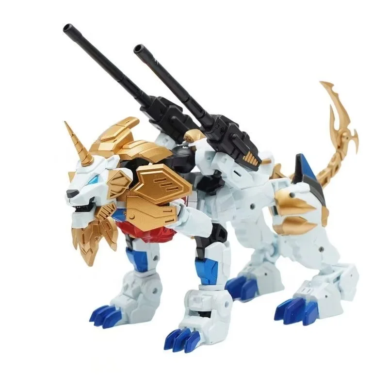 Transformationsspielzeug 8816, Löwenkommandant aus Stahl, weißer Löwe, Actionfigur, Modell, Originalverpackung, Figurensammlung, Geschenk