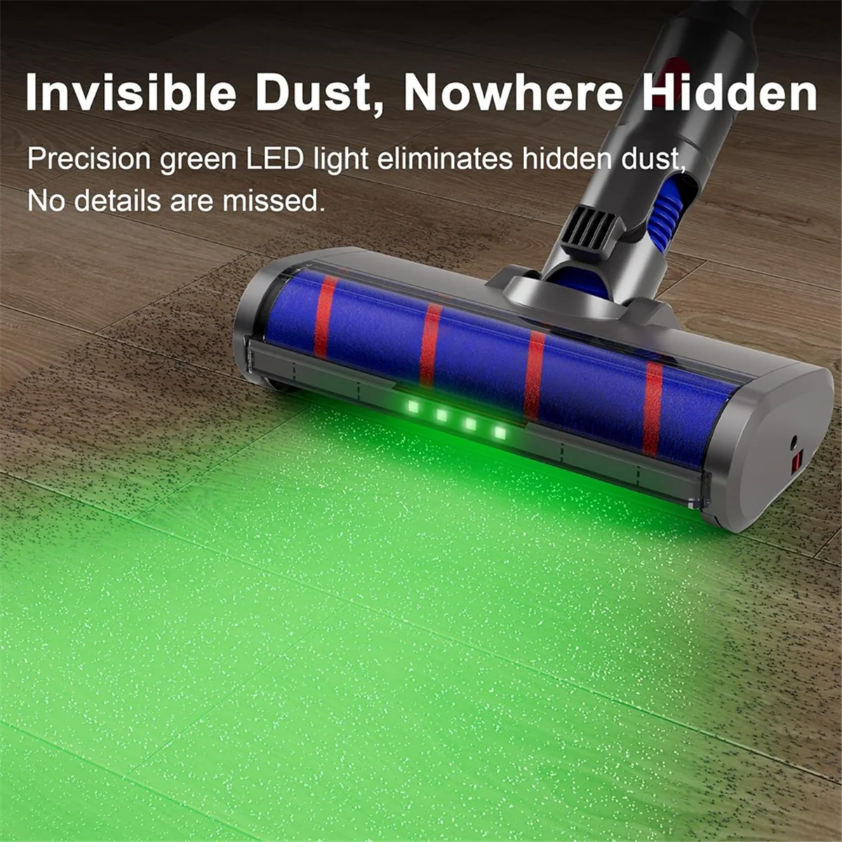 popolare testina a rullo morbido per Dyson V7 V8 V10 V11 V15 pulitori a batteria accessori per pavimenti in legno con rilevamento della polvere