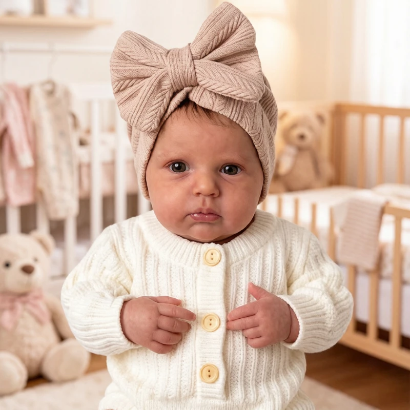 48CM Blue Eyes Baby Doll Soft Touch Loulou Awake with Hand-Drawing Hair High Quality Doll