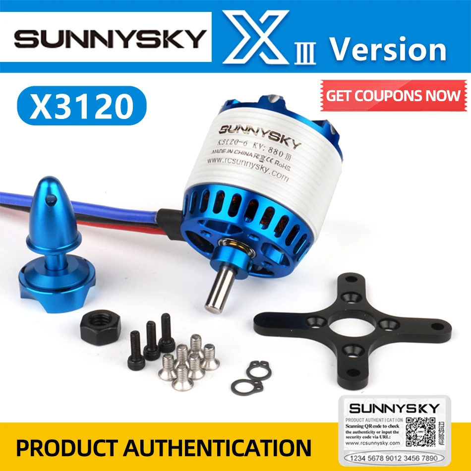 SUNNYSKY X3120-III – Najlepszy silnik bezszczotkowy dla modeli lotniczych? Sprawdźmy na przykładzie J&&&n