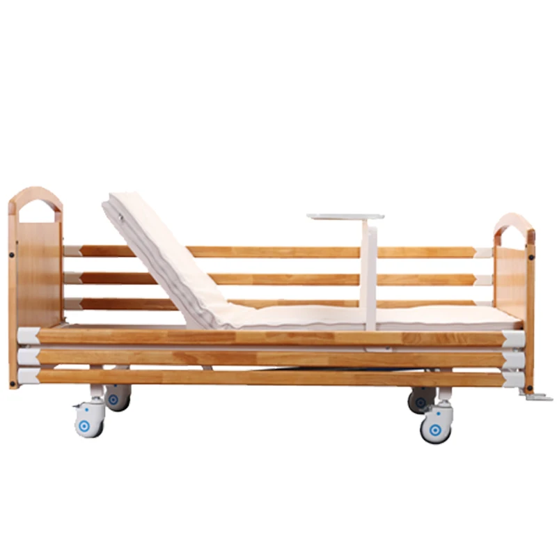 High quality Wooden Electric Hospital Nursing Care Bed