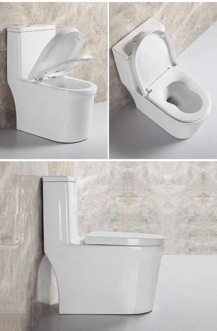 Inodoro Modern China water closet one piece s-trap Mounted toilet bowl bathroom wc toilets