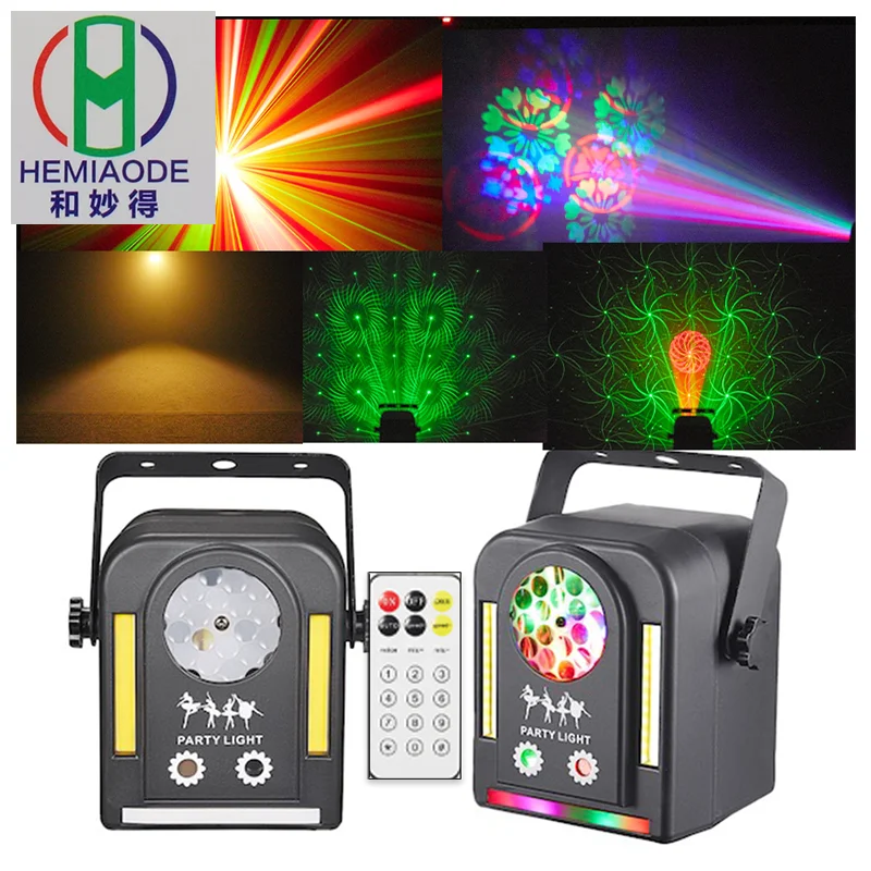 Party Laser New Little Elf 4-in-1 Laser Light Home Bar Stage Lighting (Voice Control+DMX Control+Automatic)