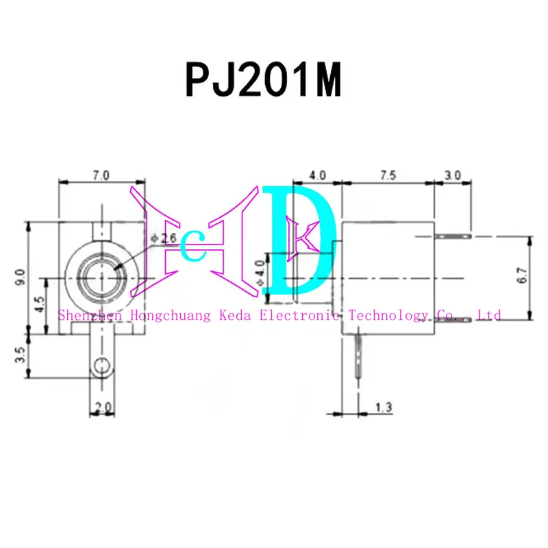5 قطعة 2.5 مللي متر PCB أنثى الصوت جبل وصلة مرفاع 3 دبوس DIP سماعة مقبس متفرع أحادية قناة مزدوجة المسار المقبس