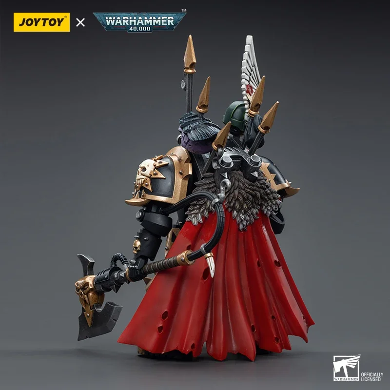 JOYTOY 1/18 شخصيات الحركة Warhammer 40K الفوضى مشاة البحرية الفضائية الفيلق الأسود الفوضى الرب في المنهي درع أنيمي نموذج جمع