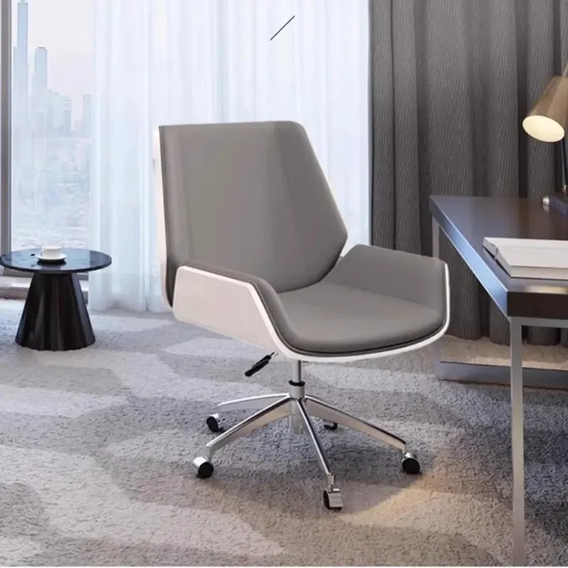 

Back Support Swivel Office Chair Disgin White Armchair Mobile Office Chair Study Vanity Cadeira De Escritorio Home Furniture