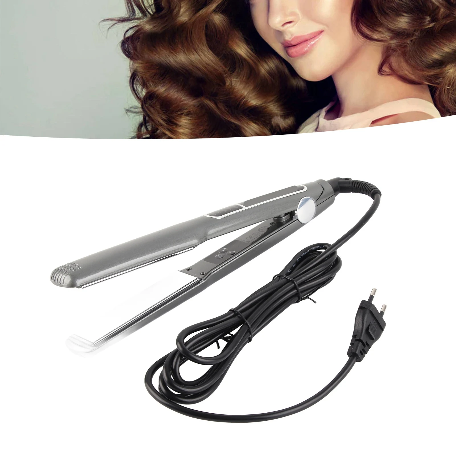 

Hair Straightener Hair Curling Straightener Multigear Adjustment 480 Degrees Fahrenheit Hair Straightening Ceramic Iron