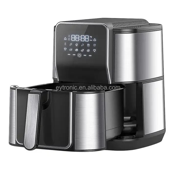 

2026 New Model Multi-functionalBest Selling Electric Fryer Oil Free Digital Air Fryer With Touch Screen Household Small Kitchen